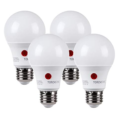 TORCHSTAR Dusk to Dawn Sensor A19 LED Light Bulb Cover