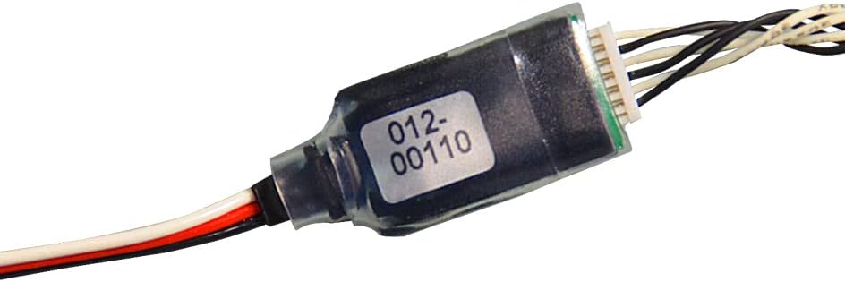 Close-up of Futaba SBS-01ML Telemetry Sensor showing model number label