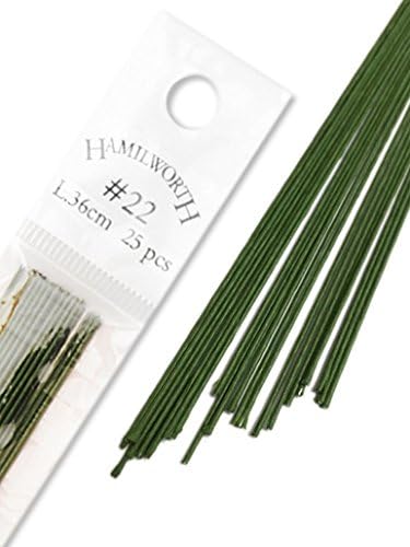 Floristry Cake Wire for Sugarcraft, Flowers and Crafts - Green Size 22