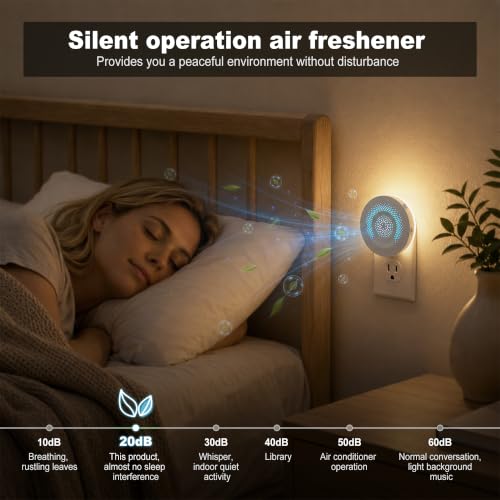Image of Jandcase Air Purifier,Air Ionizers Negative Ion Technology with Night Light