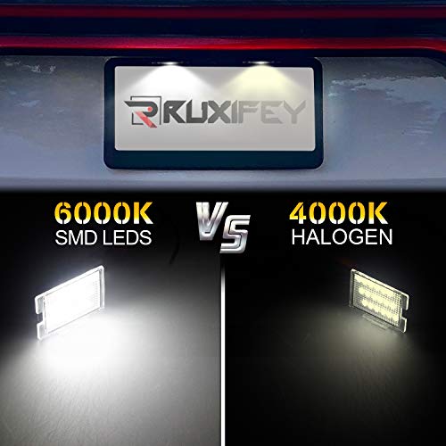 Ruxifey Led License Plate Light Tag Lights Compatible With Dodge Durango 2014-2020 Pickup Truck, 6000K White, Pack Of 2 #TOP2