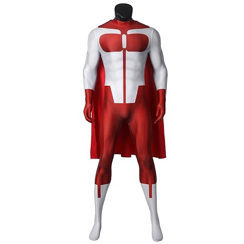Omni Man Costume with Cloak Nolan Grayson Costume Mark Grayson costume - Style1 - XXL