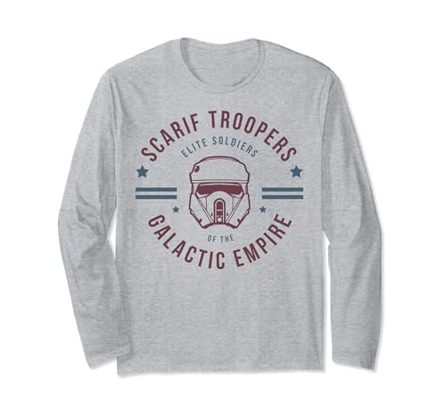 T-shirt Star Wars Rogue One Scarif Troopers manches longues anti-décoloration pour fan