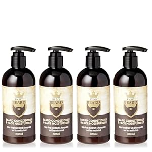 By My Beard Conditioner & Face Moisturiser 300ml, Pack Of 4, Get an all-over beard boost.