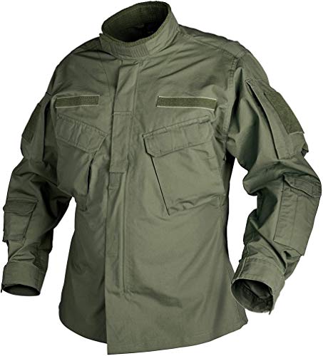 Boys CPU Jacke Shirt-Polycotton Ripstop-Olive Green, grün, M