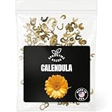 Fall & Winter Calendula Seeds for Indoor & Outdoor Planting – 150+ Non-GMO Heirloom USA-Grown Edible Medicinal Flowers with High Germination (Calendula officinalis)
