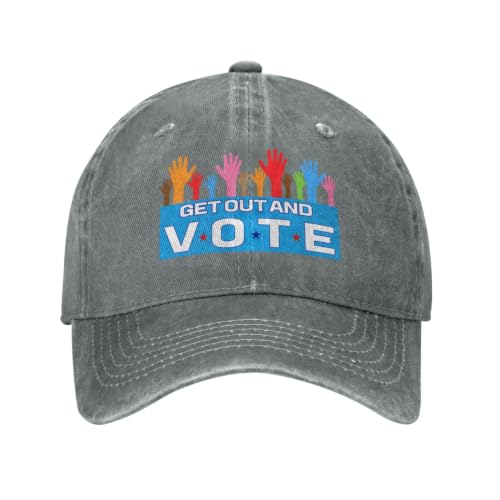 Antaa Get Out and Vote hat Midterm Election 2026 Cotton Cap Gray