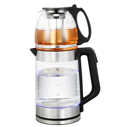Produktfoto von Teekocher | 1500 Watt | Wasserkocher, Teemaschine, Tee Maschine, Tee | 1.8 Liter & 1.2 Liter | Trockenlaufschutz |&hellip;