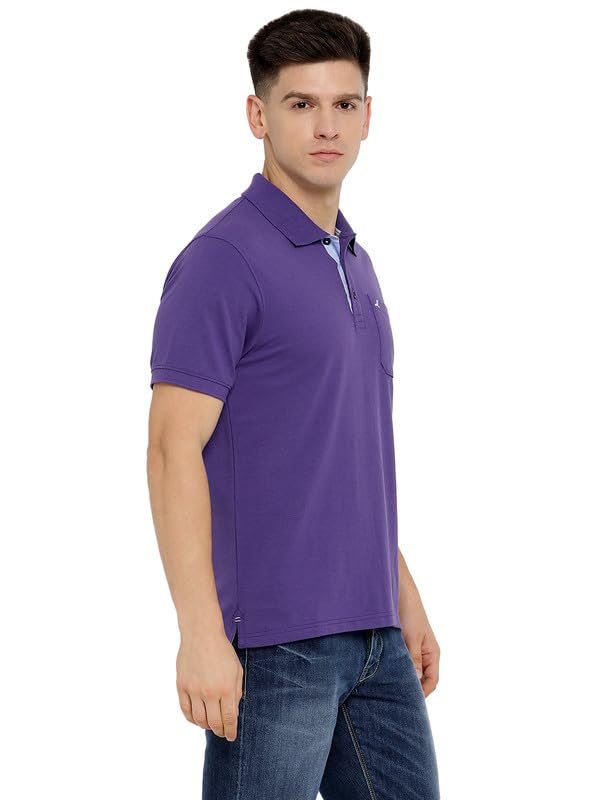 Image of AMERICAN CREW Polo Collar T-Shirt for Men with Pocket