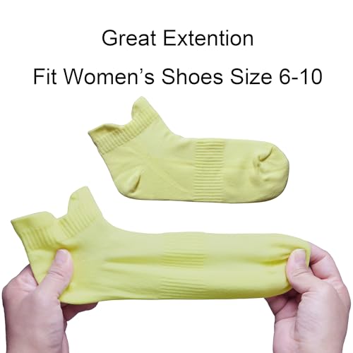 Image of Womens Anti Odor Breathable Moisture Wicking Sports Cotton Low Cut /Quarter Crew Socks for Athletes Foot