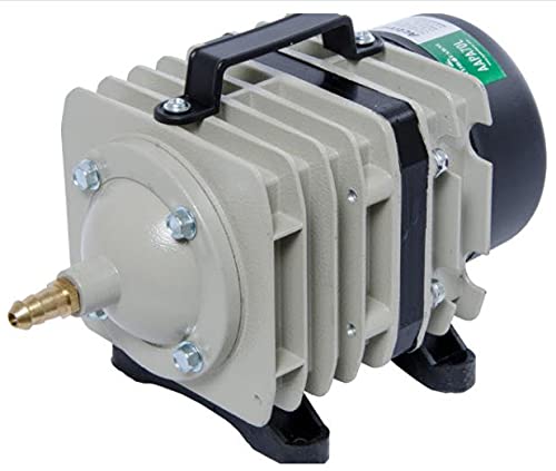 Hydrofarm AAPA70L Active Aqua Commercial, 8 Outlets, 60W, 70 L/min Air Pump, 70L, Grey