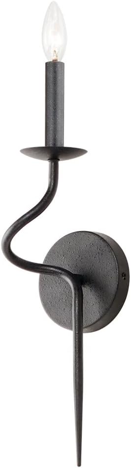 Maxim Lighting 27701BO Padrona - 1 Light Candle Wall Sconce-19 Inches Tall and 4.75 Inches Wide