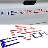 Auto safety Tailgate Insert Letters Compatible with 2019 2020 2021 2022 2023 3D Emblems with Strong