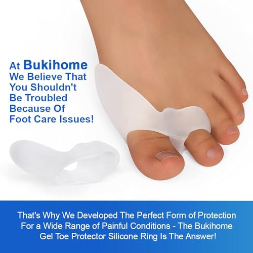 Image of Toe Separator for Feet Toe Spacers Correct Toes Yoga Silicone Hammer Toe Corrector for Women & Men Correct Toe Straighteners for Overlapping Toes (toe separator)