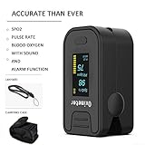 【Ampliamente utilizado】 El oxímetro de pulso es adecuado para hospitales, barras de oxígeno, instalaciones deportivas y de bienestar, etc., para escaladores, esquiadores, ciclistas y enfermeras, trabajadores y cualquier persona interesada en medir los grados de SPO2. Latido del corazón.