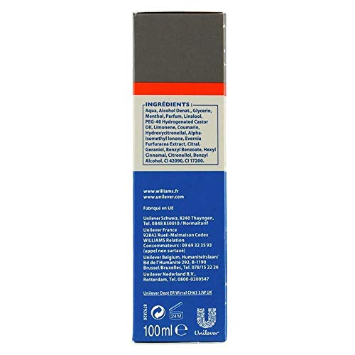WILLIAMS - Après-Rasage Lotion Aqua Velva 100Ml - Lot De 2