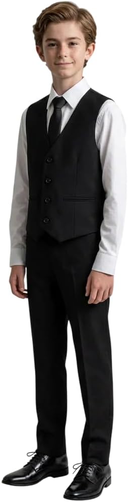 Boys Formal Wedding Suit 6 Piece Complete Pageboy Outfit Set