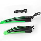 fahrrad schutzblech hinten 20 zoll 🚲【mit 27-Fuß DIY-Reflexstreifen für Mehr Sicherheit】Für mehr Spaß und Schutz haben wir ein 27-Fuß-Reflexstreifen-Klebeband. Sie können es selbst basteln und an Ihren Kotflügeln, Helmen, Fahrrädern, Rucksäcken usw. Es kann im Dunkeln gesehen werden, schützen Sie sich. Sie können auch mit Ihrer Familie und Freunden basteln, dieses reflektierende Klebeband auf Tür, Fenster, Autodekoration usw. Kleben.