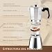 Imagen de FLOVIA COOK BY NATURE Cafetera Italiana de Aluminio 14 Tazas