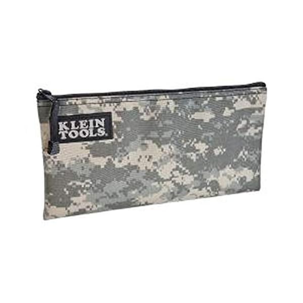 Klein Tools 5139C Reißverschlusstasche, Camouflage-Cordura-Nylon-Werkzeugtasche mit robustem Reißverschluss, 32,5 x 17,8…