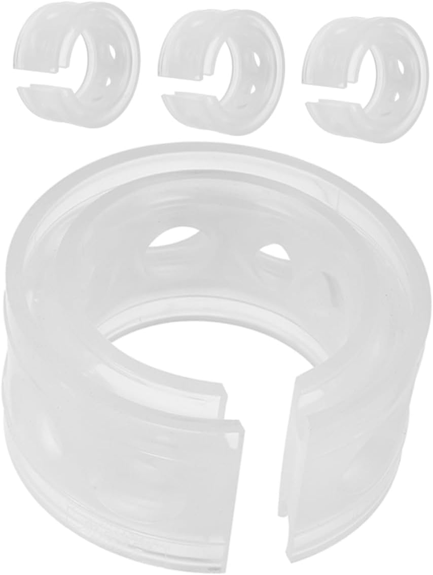 Ciieeo 4pcs Spring Shock Absorber Glue Buffers Car Bumper Cushion Car Shock Bushings Absorbers Shock Absorber Auto Bumper Cushion Transparent Rubber