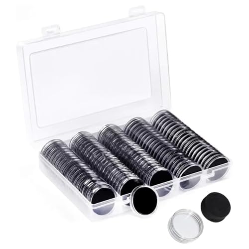 Capsulas Transparentes para Monedas con Caja Organizador miniatura 1