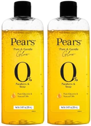 Pears Pure and Gentle Shower Gel, 8.45 fl oz (250 mL) Pack of 2