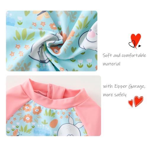 Image of UMELOK Baby Girl Swimsuit Infant UPF 50+ Bathing Suit Size Months