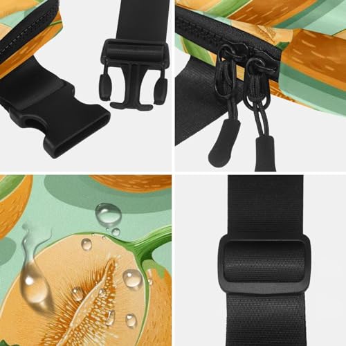 Riñonera cruzada Hami Melon multicolor para llevar el teléfono 4