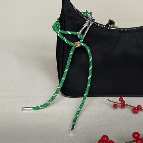 Image of Baseball & Rope Bag Charms - Adjustable Handbag & Backpack Charms, Cute Purse Accessories for Tote Bags & Gifts
