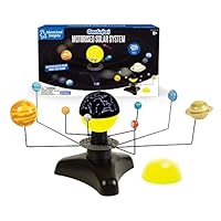 Learning Resources GeoSafari Motorized Solar System, Ages 8+, STEM Space Toy for Kids, Planetarium Projector, Rotating Model with Star Dome