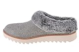 Fabric Skechers Damen Slippers, Grey, 39 EU