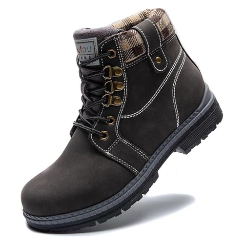 ANJOUFEMME Mujeres Senderismo Nieve Invierno Botas - Señoras Senderismo Caminar Botas Impermeable...