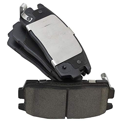 Image of TRQ Rear Brake Pad & Rotor Kit Ceramic Premium G-Coated Compatible with 2012-2015 Chevrolet Captiva Sport 2008-2010 Saturn Vue
