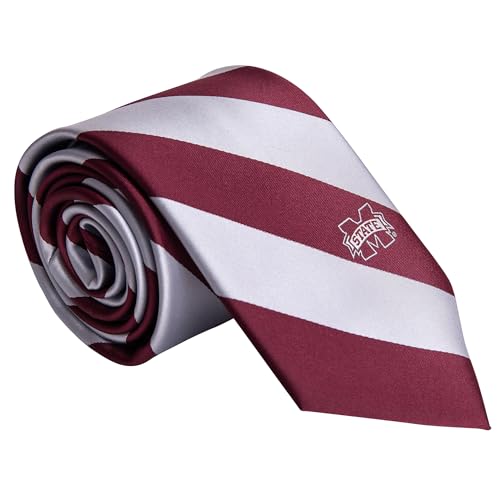 Desert Cactus Mississippi State University Tie Bulldogs MSU, 100% Polyester, with Logo