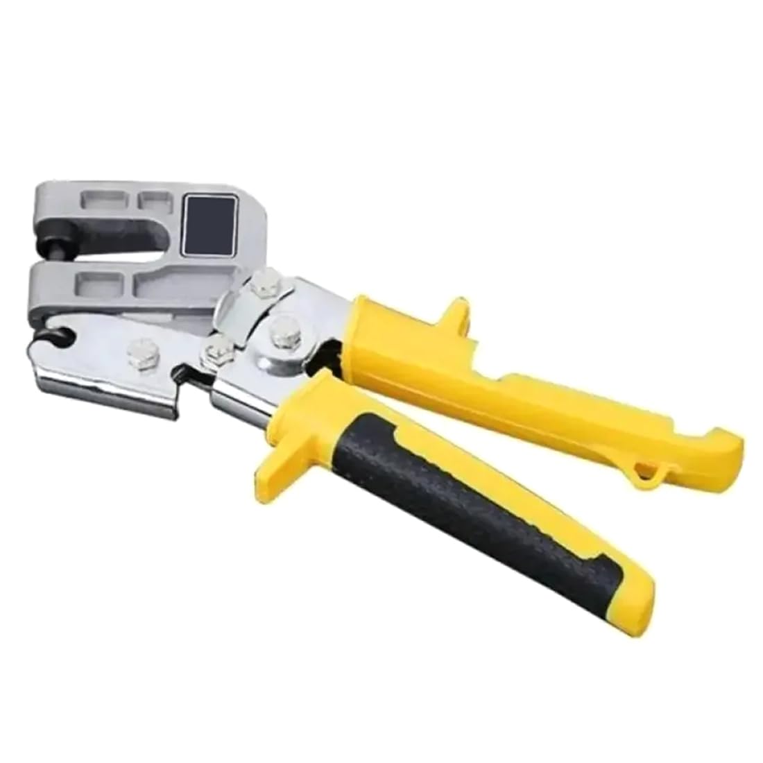 Jnchdghwa As Shown Metal Stud Crimper Drywall Plaster Ceiling Punching Pliers Aluminum Alloy Tools For Fastening Metal Double Handed Keel