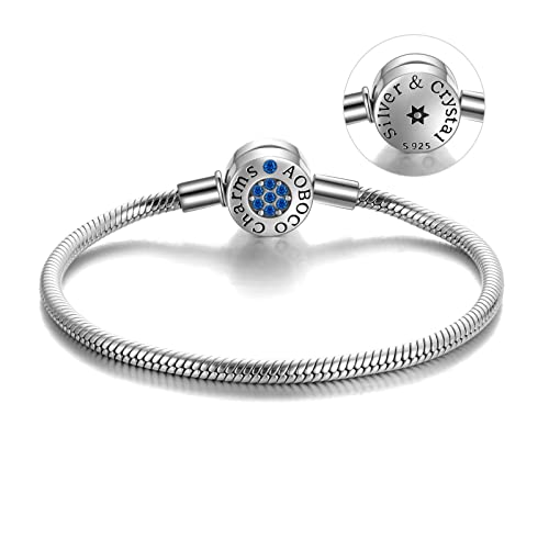 Aoboco Bangle Bracelet For Charms Sterling Silver Jewelry Gift For Her #TOP30