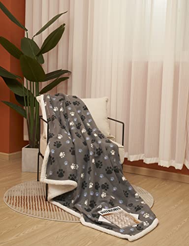 Puppy King Waterproof Pet Blanket, Machine Washable Liquid Pee Proof Blanket for Couch Sofa Bed, Durable 3 Layer Blanket… - Image 3