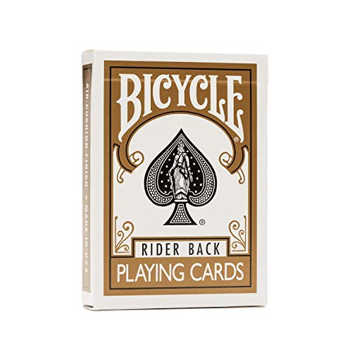 Bicycle 1 Deck of Gold Rider Back Playing Cards (GOLD) Standard Edition Deck