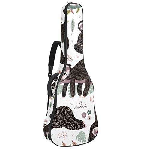 Sac à dos guitare acoustique pour transport urbain et rangement voyage paresseux