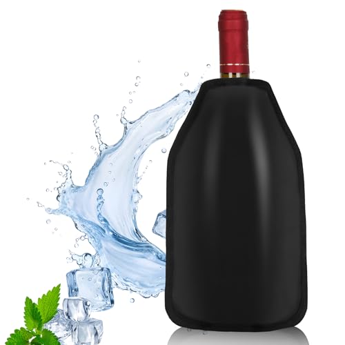 Mokemok Wine Cooler Sleeve Reusable Gel Bottle Chiller