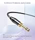 Tisino 6,3 mm Mono auf 3,5 mm Stereo-Verbindungskabel Klinke Kabel Klinkenstecker Audio Adapter (Mono zu Stereo) -3m