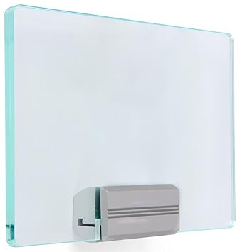 Displays2go Set of Two 6 x 4 Inch Custom Office Sign Holders for Name Plates, Wall-Mounted Directional Signs with Do-it-Yourself Setup Includes Printable Film Paper