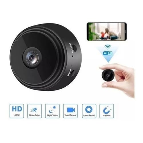 Mini Câmera Espiã WiFi 1080p De Segurança Magnética Sem Fio Casa Inteligente Bateria 150mAh De emerg