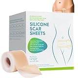 Reusable Silikon Narbenpflaster (4 cm x 1,5 m) – Soft Silicone Scar Tape for C-Sections – Skin-Friendly Narbenpflaster Silikon – Waterproof Silikonpflaster Gegen Falten (1 Rolle, 4cm x1.5m)