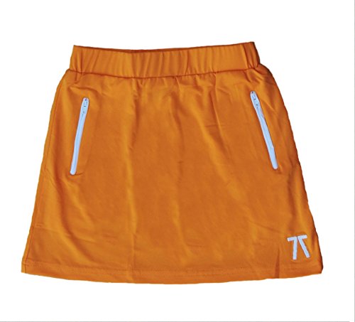 Sephlin - Lady E Dri-Fit Orange Zipper Skort (Xx-Large) #TOP4
