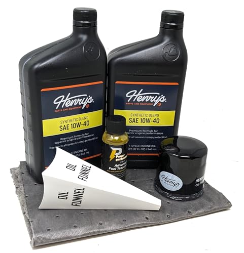 Kit de cambio de aceite 10W-40 Henry's para Kawasaki