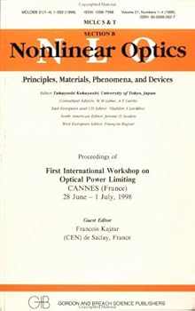 Paperback Optical Power Limiting Book