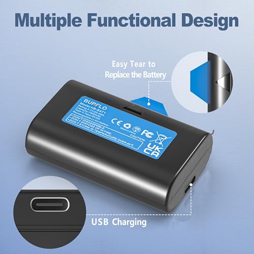 Burflo 2-Pack Extra Outdoor Camera Battery Pack for SimpliSafe Wireless Outdoor Security Cameras, 7000mAh Replacement Battery for SSCAM-BAT11 SCM301 CMOB1 CM0B1 by Burflo - Image 3