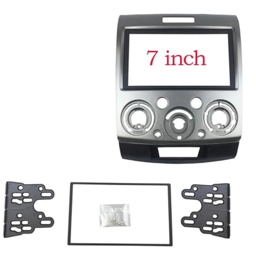 Panneau de façade autoradio Double DIN cache console Ranger Everest